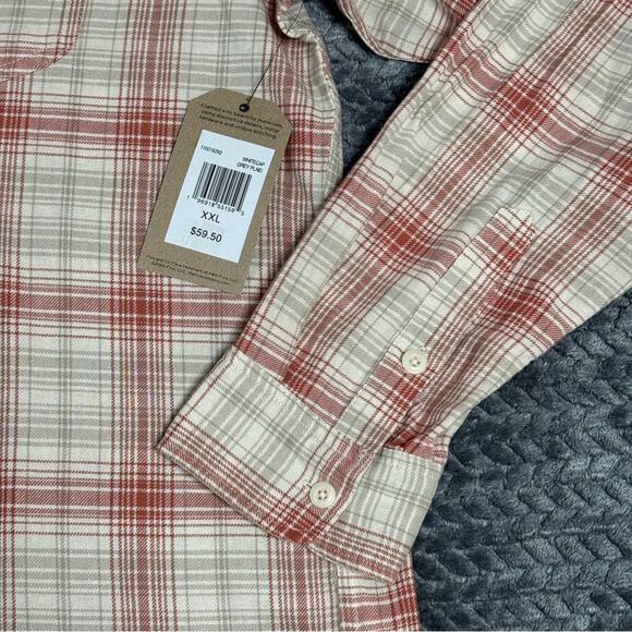 Frye and Co. Men’s Regular Fit Long Sleeve Plaid Button-Down Shirt Size XXL - Picture 4 of 12